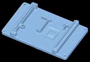 取り付け治具の3D測定データ